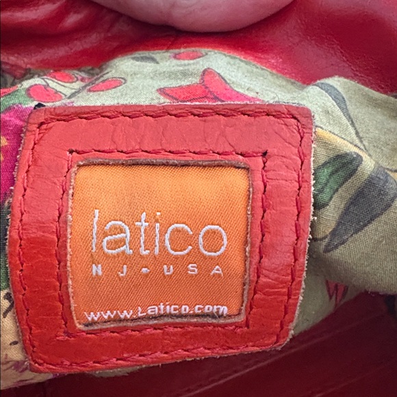 Latico Red Leather Crossbody Bag - Picture 16 of 16